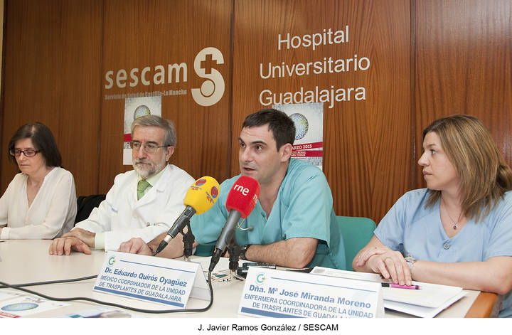 Seis pacientes del Área Integrada de Guadalajara recibieron un trasplante de riñón en 2014