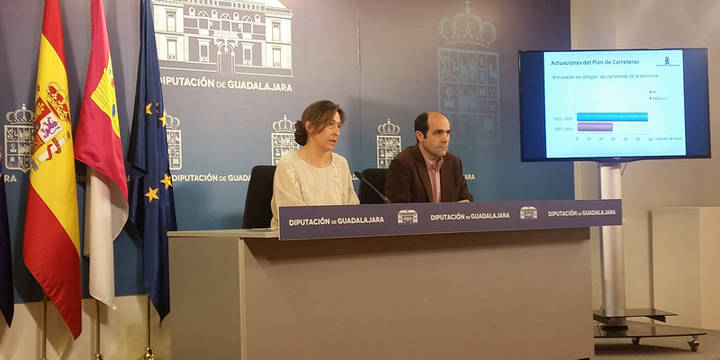 La Diputación ha invertido 60 millones de euros en mejorar las carreteras, el doble que lo destinado en el anterior mandato