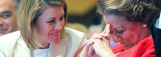 Rita Barberá reconoce en Valencia a Cospedal : 