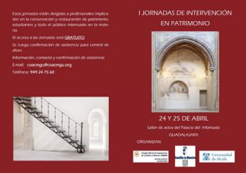 Guadalajara celebra las I Jornadas de Intervención al Patrimonio