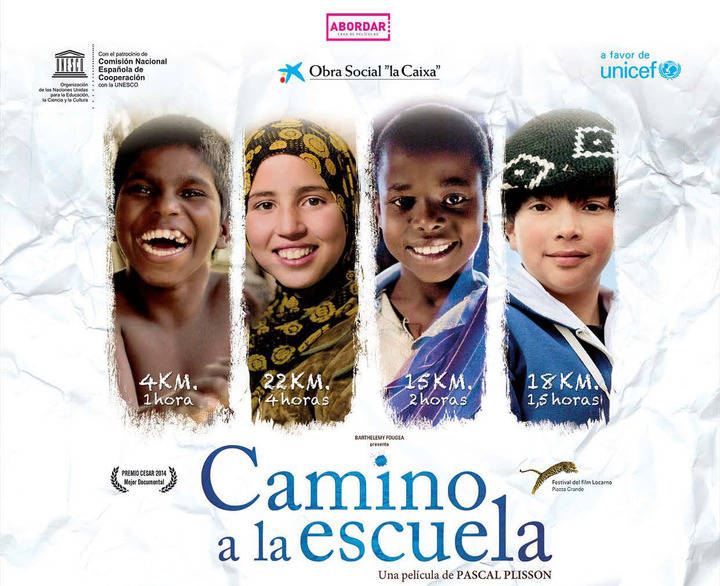 La Obra Social ‘la Caixa’ lleva gratis al cine a 450 escolares de Cabanillas para ver ‘Camino a la escuela’