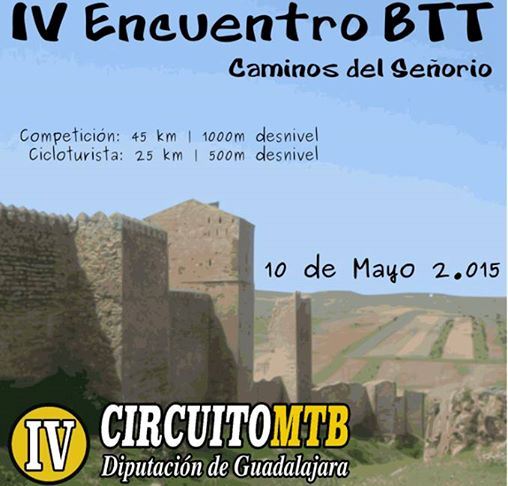El domingo 10, IV Encuentro BTT “Caminos del Señorío”, cuarta prueba del Circuito MTB Diputación de Guadalajara