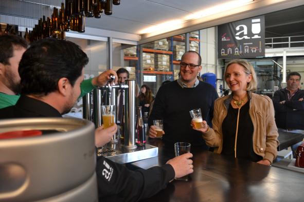 Casero destaca en Yunquera que el sector de la cerveza ha apostado en Castilla-La Mancha por la excelencia, la innovación y la calidad