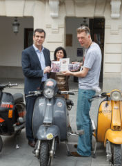 Martín Sticky, vecino de Nunneaton, ciudad hermanada de Guadalajara, visita la capital