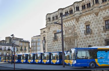 Los viajeros de los autobuses urbanos aumentan un 6,50%
