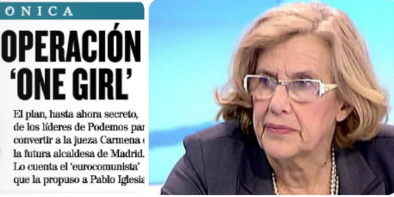 El diario El Mundo deja a Manuela Carmena como mentirosa : 