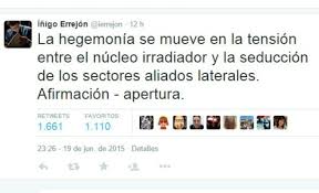 Un pedante tuit de Errejón provoca cachondeo, mofas y befas generalizadas en las redes sociales