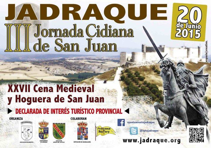 La escritora Cristina Morató y el medievalista Plácido Ballesteros, premios Dª. Jimena y D. Rodrigo en las Fiestas de San Juan de Jadraque