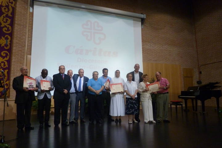 Cáritas Diocesana Sigüenza-Guadalajara entrega sus Premios de la Caridad en su 50 aniversario