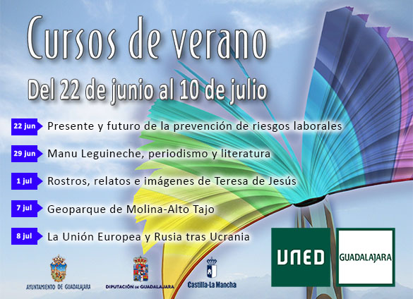 Abierto el plazo de matrícula para la IX Edición de los Cursos de Verano en la UNED de Guadalajara 