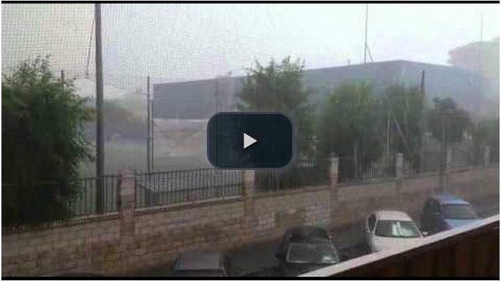 Tormenta de lluvia y granizo en el centro de Guadalajara para estrenar el verano (vídeo)