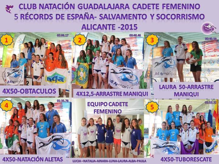 El CNG se alza con el título nacional Cadete en SOS y las chicas logran cinco récords de España