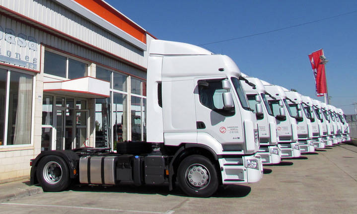 Detienen a los miembros de una banda que robaba cabezas tractoras y remolques y las guardaban en Yebes