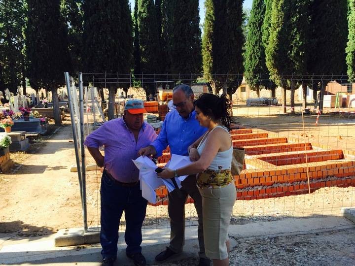 Comienzan las obras de construcción de 90 nuevos nichos en el Cementerio municipal