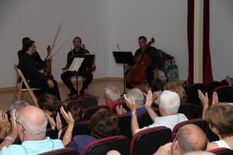 Bandas sonoras, seg&#250;n la Alcarria String Quartet, en el Julio Cultural de Trillo