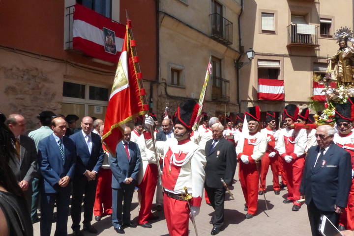 El presidente de la Diputación asiste en Molina a la festividad de la Virgen del Carmen, de Interés Turístico Regional