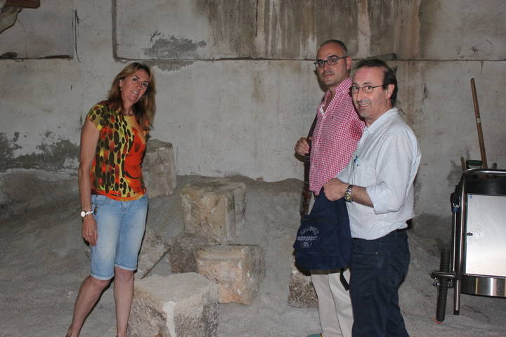 Los sillares aparecidos en Cabanillas irán al Museo Provincial del Infantado