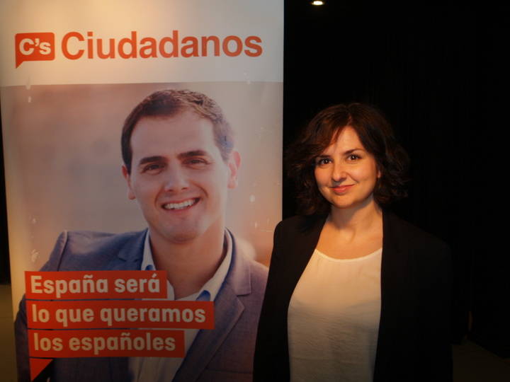 Orlena de Miguel, por tan solo dos votos, candidata de Ciudadanos (C’s) al Congreso de los Diputados por Guadalajara