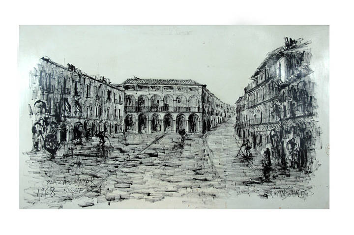 Sigüenza recibe la donación de 428 obras de Fermín Santos y de Antonio Santos Viana