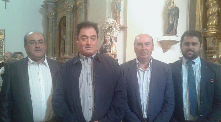 José Manuel Latre asiste a las fiestas de Valdelcubo en honor a la Virgen de la Zarza