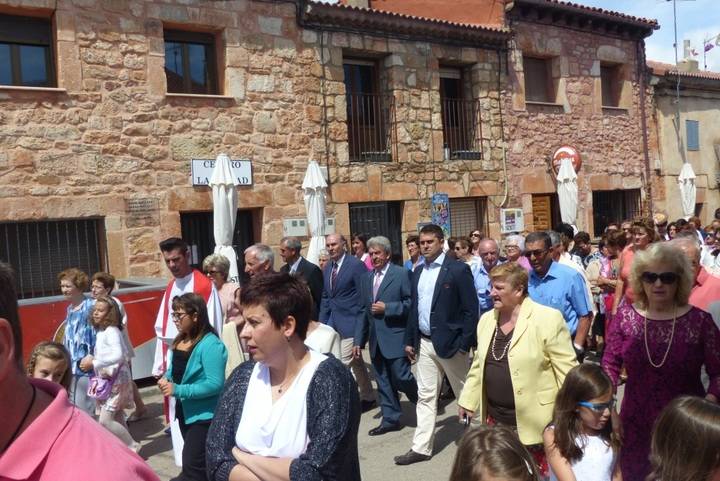 El presidente de la Diputación participa en las fiestas de San Julián en Cantalojas