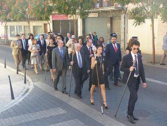 El presidente de la Diputación asiste en Azuqueca a la Misa Solemne con motivo de las Fiestas