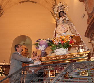 Cielos azules y soleados en Guadalajara el día de la Virgen de la Antigua con el mercurio en los 28ºC