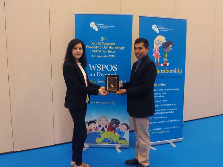 El Hospital Mancha Centro obtiene un premio internacional en el Congreso Mundial de Oftalmología Pediátrica y Estrabismo