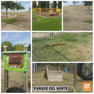 Ciudadanos Azuqueca se queja del estado del Parque del Norte