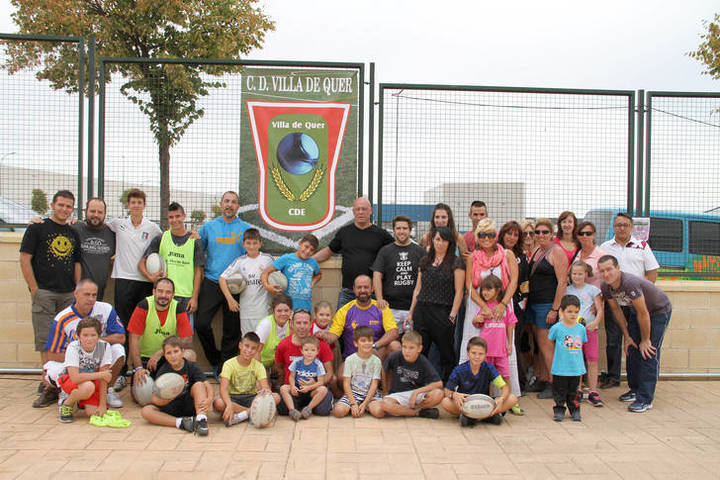 El club de Rugby de Guadalajara convocó una jornada de iniciación en Quer