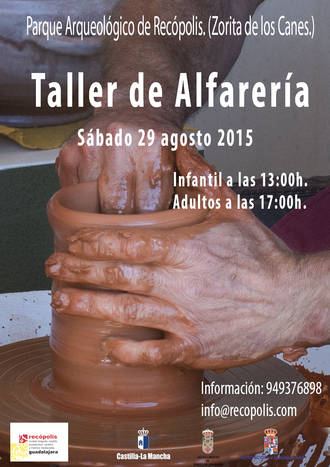 Recópolis organiza este sábado un taller de alfarería