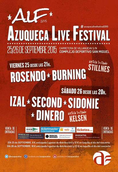 Las entradas para el 'Azuqueca Live Festival' ya se pueden comprar en el municipio