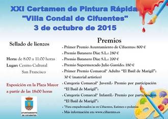 Cifuentes se prepara para su XXI Certamen Nacional de Pintura Rápida Villa Condal de Cifuentes