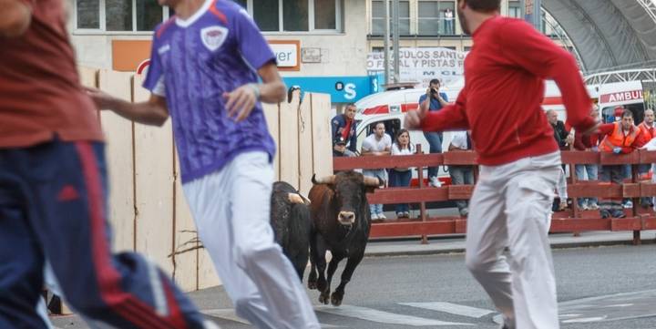 El primer encierro de las Ferias de Guadalajara, limpio y sin heridos