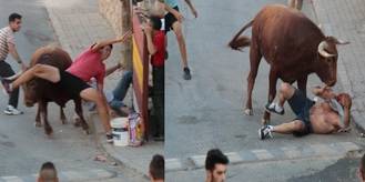 Padre e hijo, heridos por asta de toro en el encierro de Loranca de Tajuña