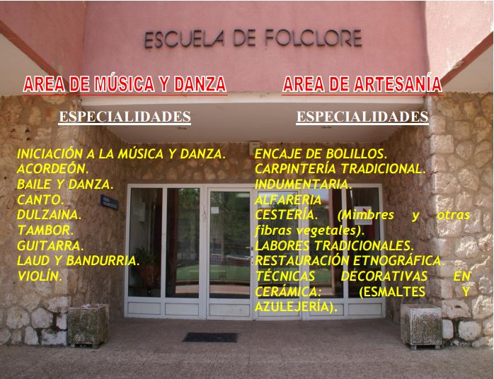 El lunes se abre el plazo de matrícula libre en la Escuela de Folklore