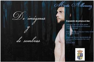 Marta Albarsanz expone en Jadraque su colección pictórica De imágenes y de sombras