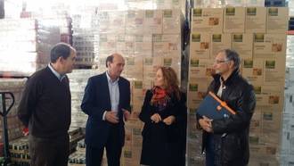 El subdelegado del Gobierno visita el Banco de Alimentos en el inicio de la 2ª Fase del Plan 2015 de ayuda alimentaria