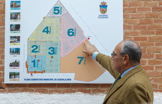 El cementerio de la capital cuenta con una nueva cartografía que facilita la localización de los patios del recinto