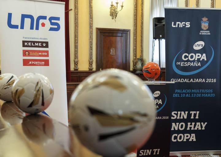 Guadalajara presenta la que será su Copa de España de Fútbol Sala