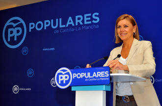 Cospedal critica el &#34;juego sucio y partidista&#34; del PSOE y Ganemos en el Ayuntamiento de Albacete