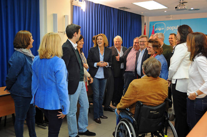Cospedal: “Tengo bien clara mi firme voluntad de seguir liderando el proyecto del PP en Castilla-La Mancha”