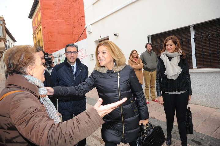 Cospedal destaca que el PP tiene un objetivo bien claro, que es la creación de empleo, mientras otros sólo hablan de pactos