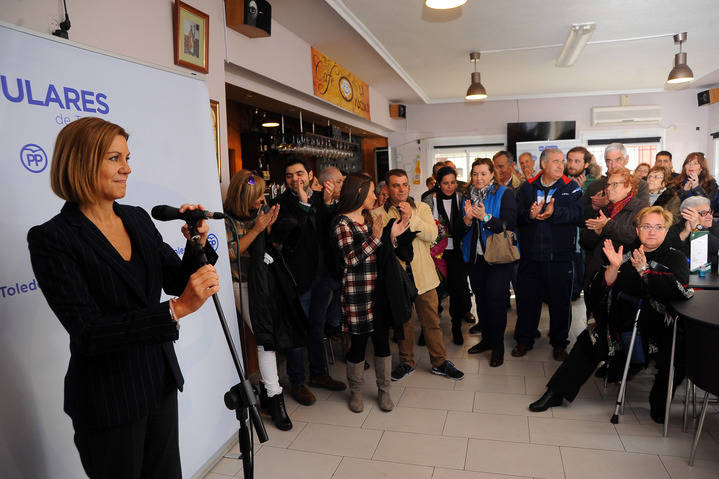 Cospedal asegura que frente al PP, “lo demás es volver a la España sin esperanza y sin futuro, y el resto son cuentos chinos”