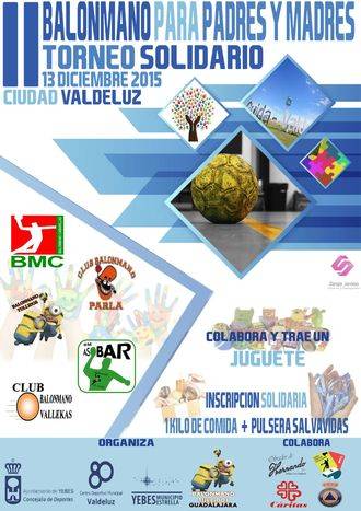 El Centro Deportivo Municipal Valdeluz acoge este domingo el II Torneo Solidario de Balonmano