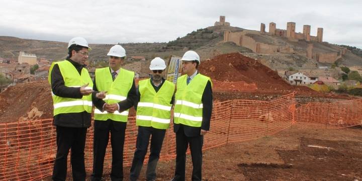 Gregorio visita las obras del futuro Parador de Molina