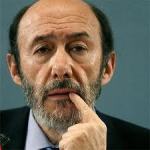 Rubalcaba dice en Cabanillas que Rajoy dice 