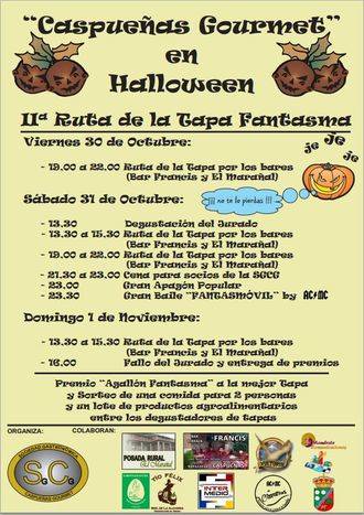 Caspueñas propone para este Halloween su II Ruta de la Tapa Fantasma
