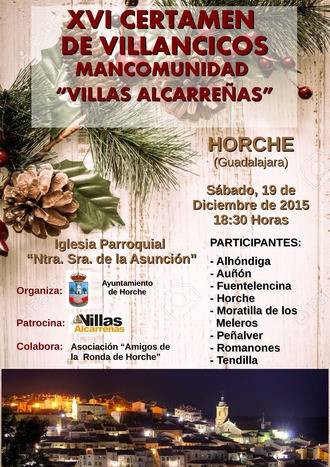 Horche acoge este sábado el XVI Certamen de Villancicos de la Mancomunidad “Villas Alcarreñas”