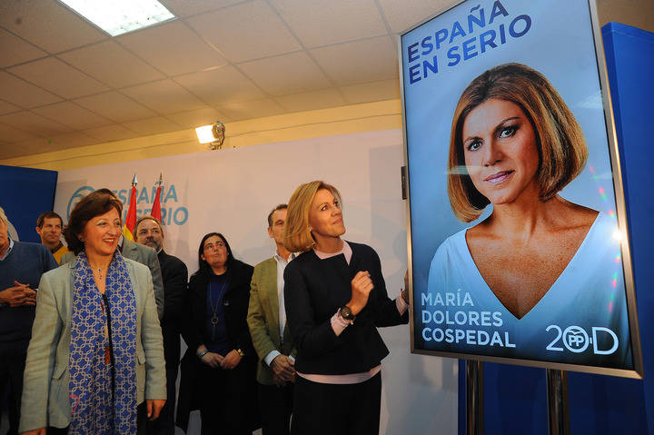 Cospedal: “España necesita al PP cuatro años más para que la recuperación económica y la creación de empleo se consoliden”